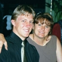AUST NT AliceSprings 2002OCT19 Wedding SYMONS Reception 014  Young Dwayne with his mum Julie. : 2002, Alice Springs, Australia, Date, Events, Month, NT, October, Places, Symons - Gavin & Cindy, Wedding, Year